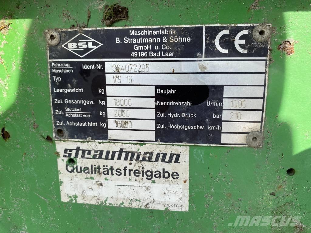 Strautmann VS16 معدات توزيع السماد العضوي