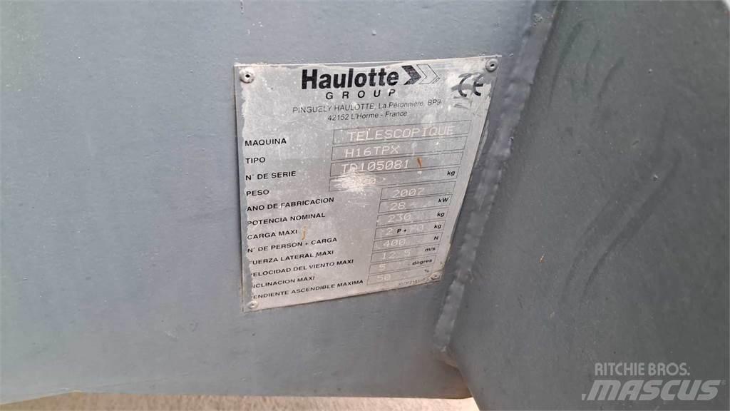 Haulotte H16TPX رافعات سلة تلسكوبية