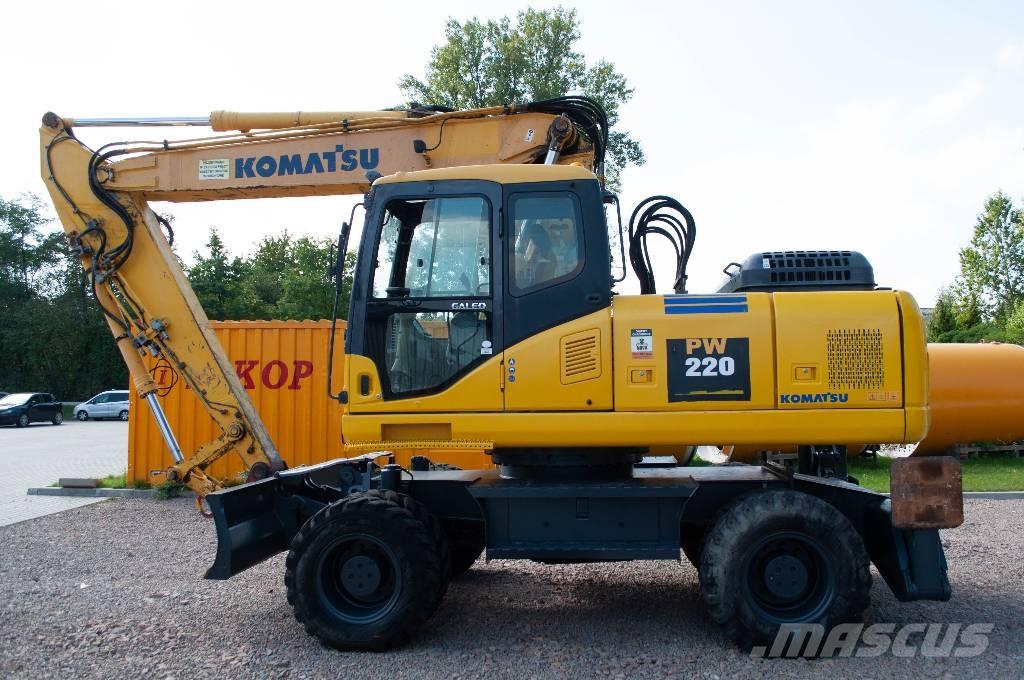 Komatsu PW 220-7 حفارات بعجل