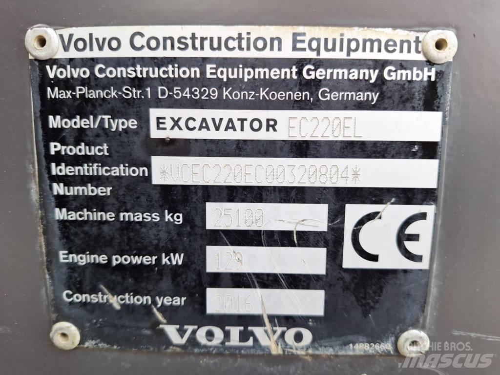 Volvo EC 220 EL حفارات زحافة