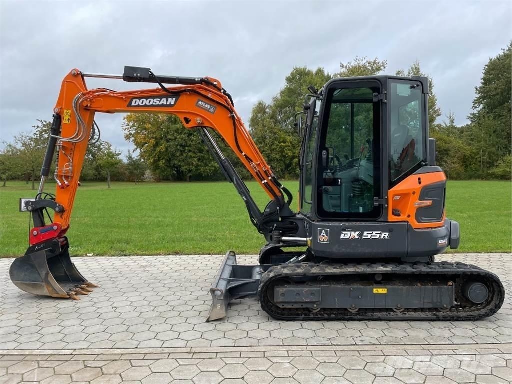Doosan DX55R-7 حفارات صغيرة أقل من 7 طن (حفارات صغيرة)