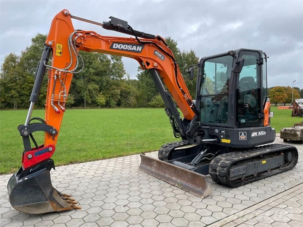 Doosan DX55R-7 حفارات صغيرة أقل من 7 طن (حفارات صغيرة)