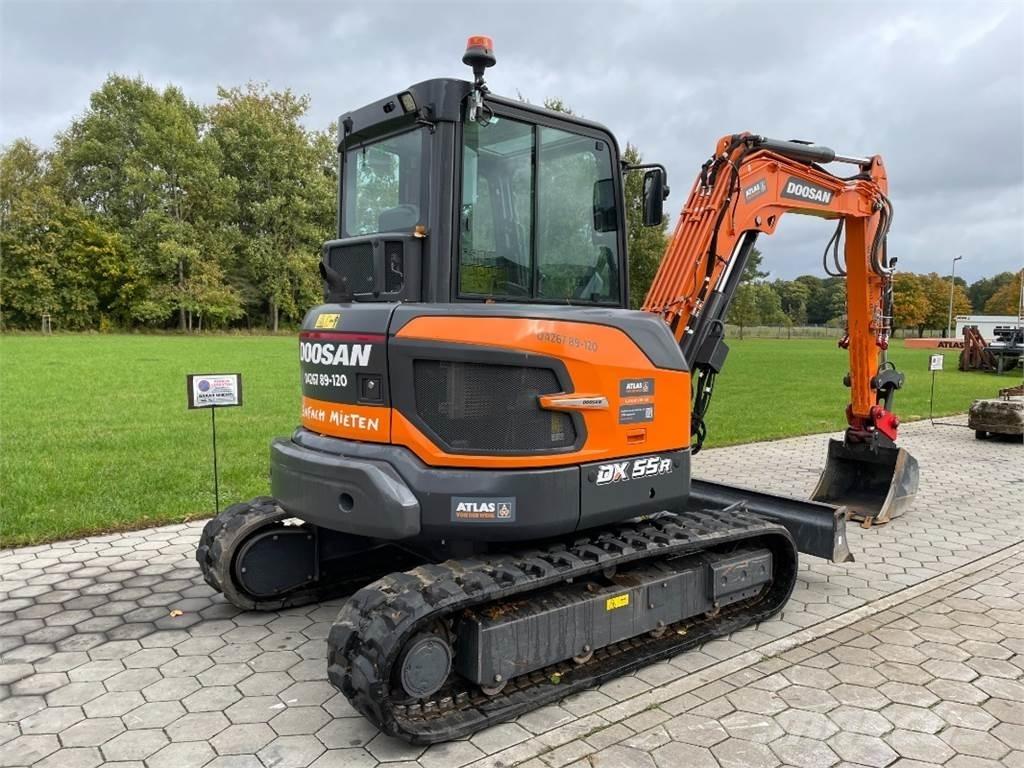 Doosan DX55R-7 حفارات صغيرة أقل من 7 طن (حفارات صغيرة)