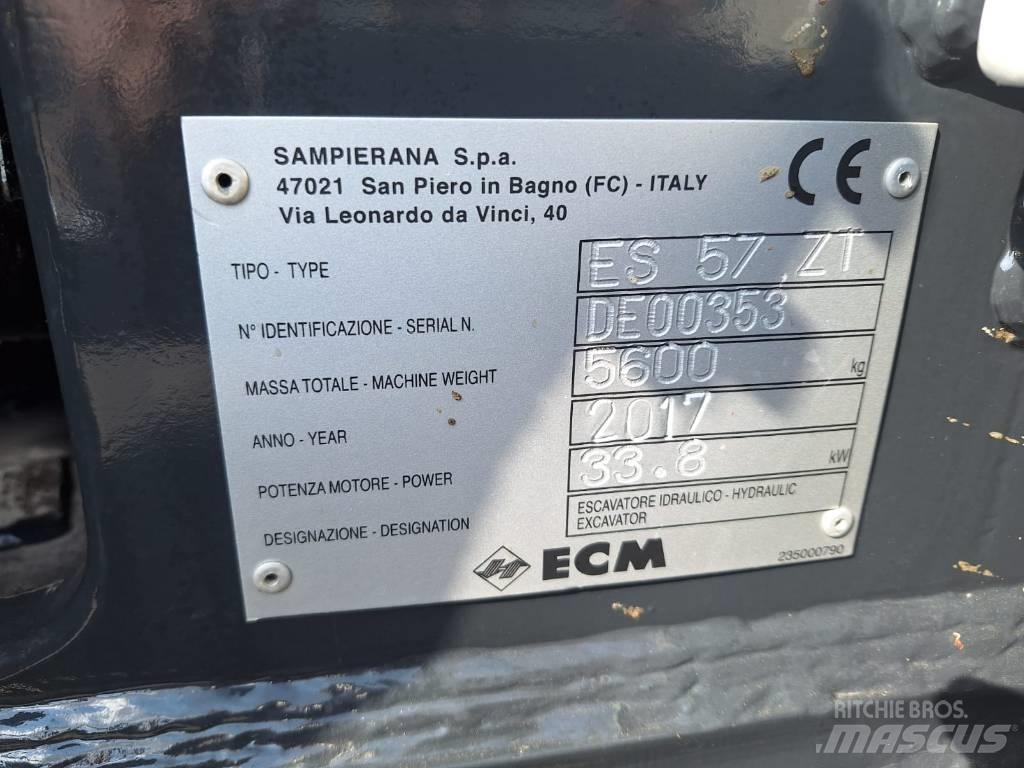 ECM ES 57 ZT حفارات صغيرة أقل من 7 طن (حفارات صغيرة)