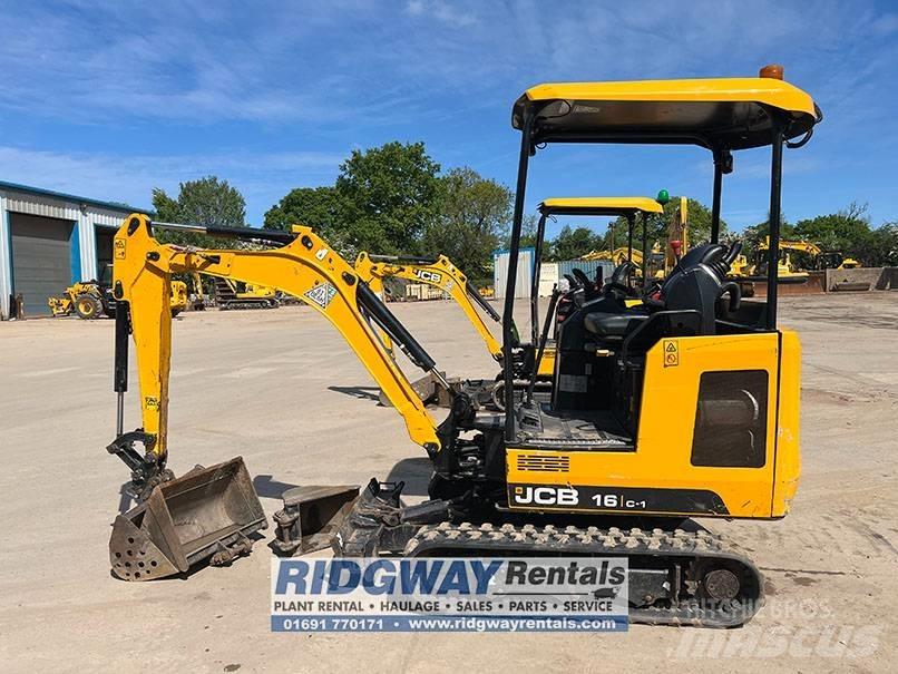 JCB 16 C-1 حفارات صغيرة أقل من 7 طن (حفارات صغيرة)