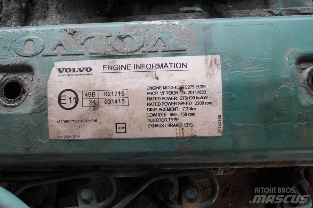 Volvo D7C USED محركات