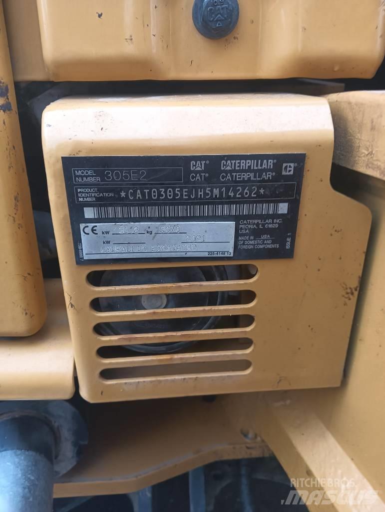 CAT 305 E CR حفارات صغيرة أقل من 7 طن (حفارات صغيرة)