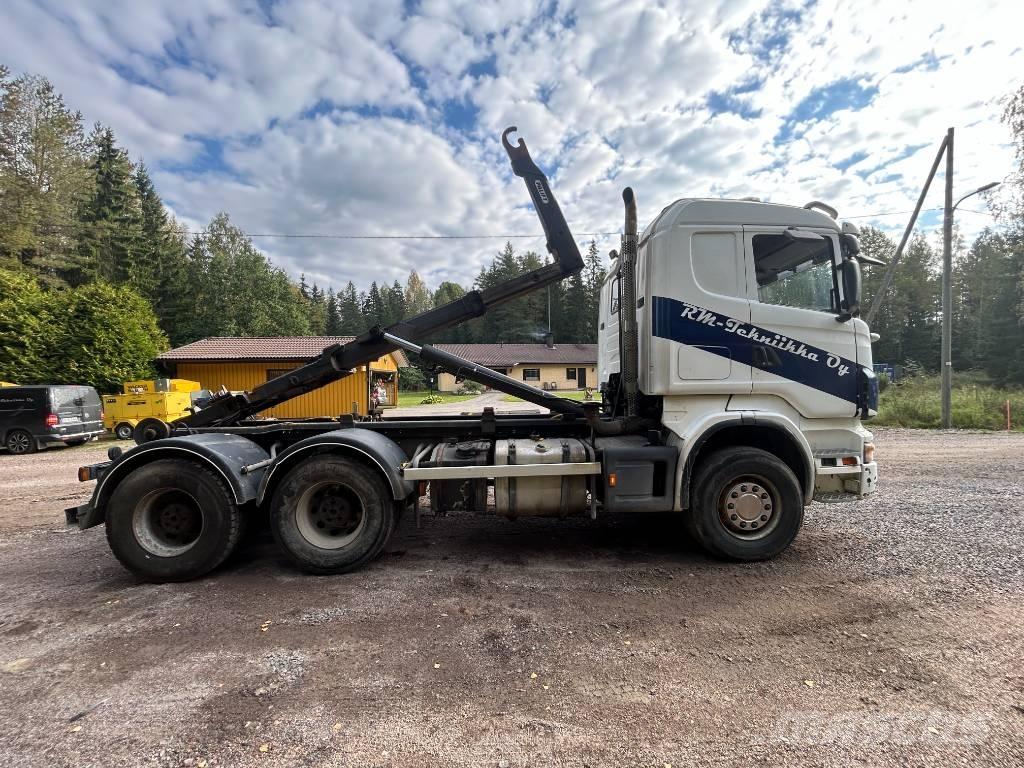 Scania R 500 شاحنات الرافعات الخطافية