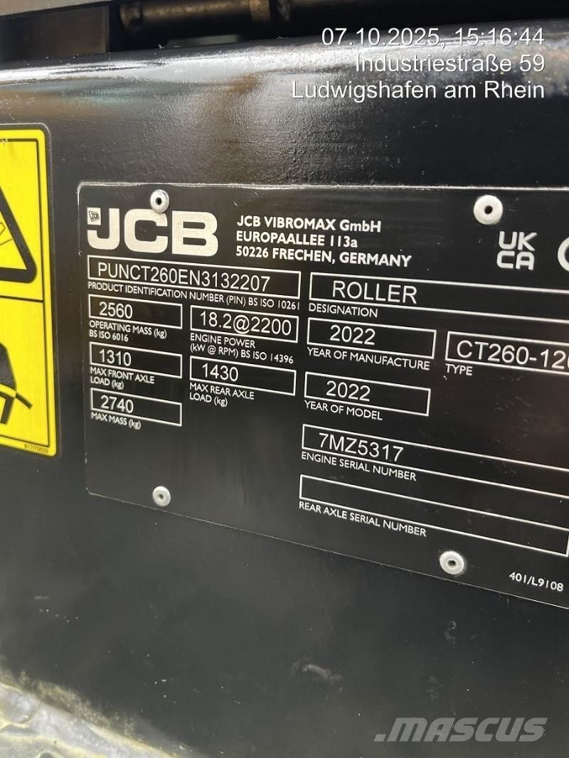 JCB CT260-120 مداحل