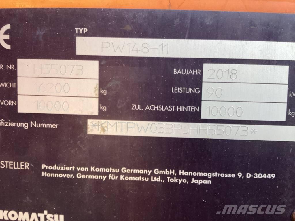 Komatsu PW 148-11 حفارات بعجل