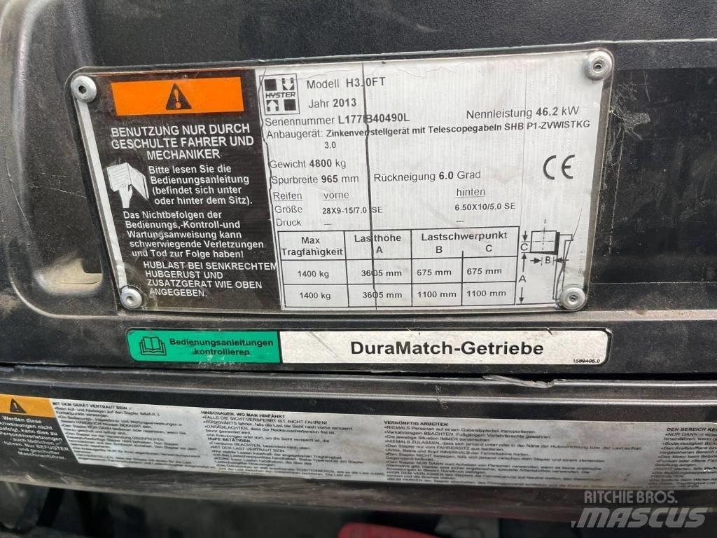 Hyster H 30 FT شاحنات LPG