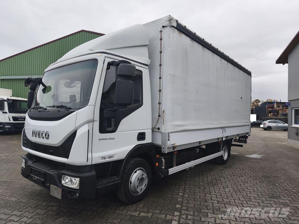Iveco 75-190 شاحنات بغطاء جانبي