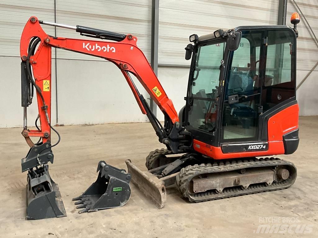 Kubota KX 027-4 حفارات صغيرة أقل من 7 طن (حفارات صغيرة)