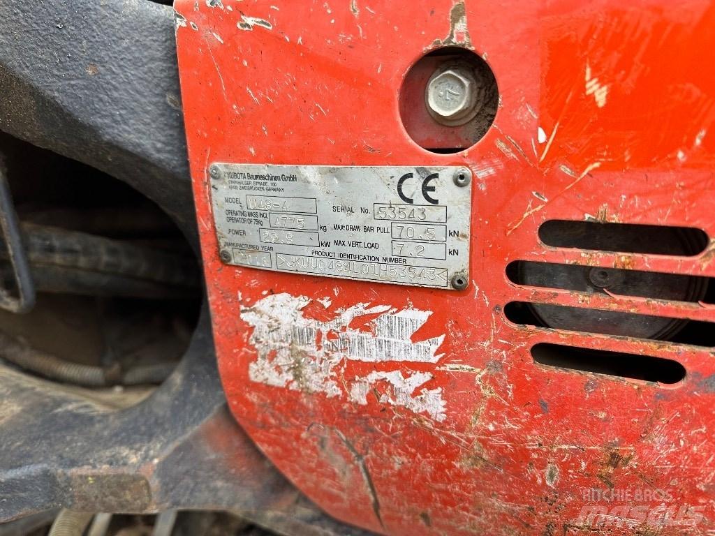 Kubota KX 048-4 حفارات صغيرة أقل من 7 طن (حفارات صغيرة)