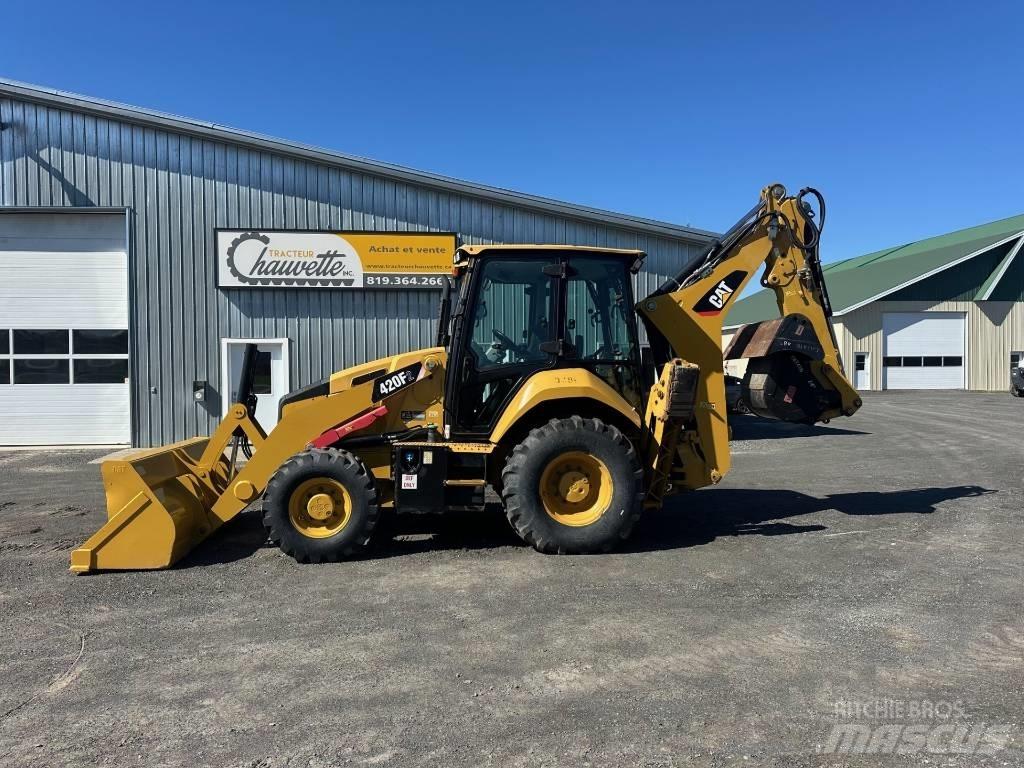 CAT 420 F لوادر ذات جرافات عكسية