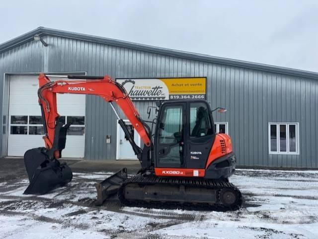 Kubota KX 080-4 حفارات زحافة