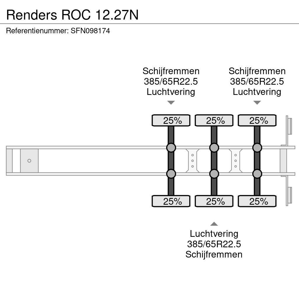 Renders ROC 12.27N نصف مقطورات بباب جانبي