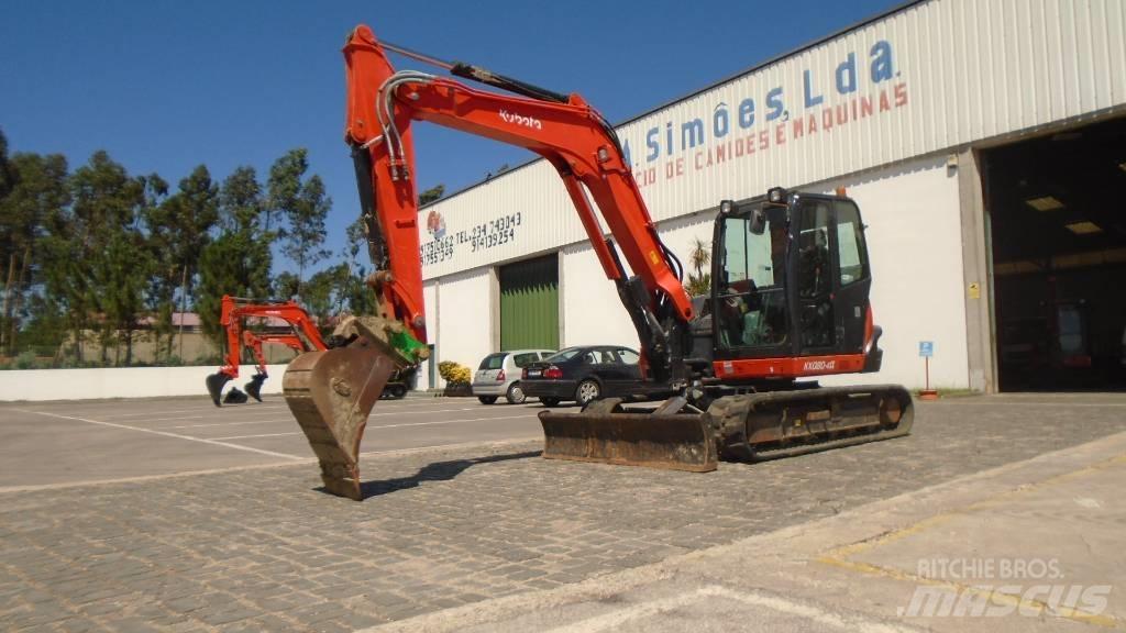 Kubota KX 080-4 حفارات وسط 7 طن - 12 طن