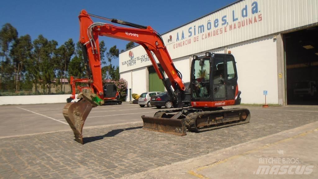 Kubota KX 080-4 حفارات وسط 7 طن - 12 طن