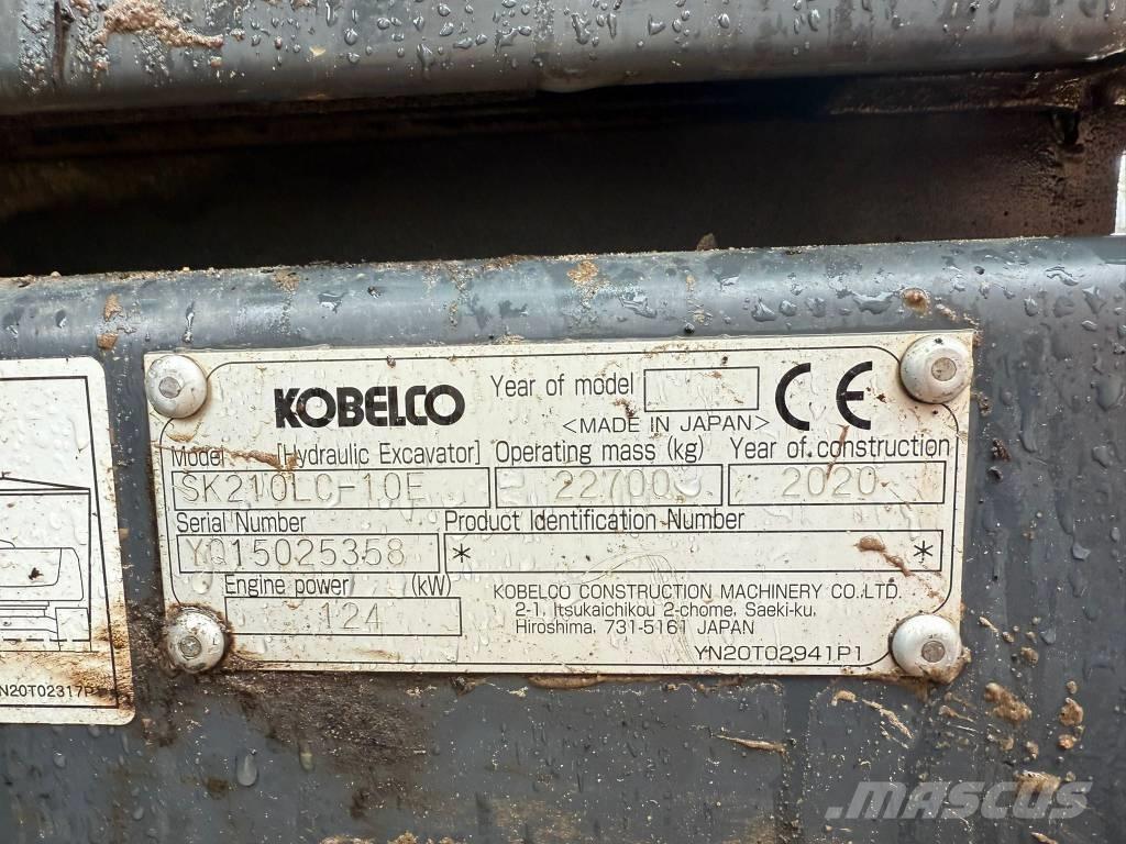 Kobelco SK 210 LC-10 حفارات زحافة