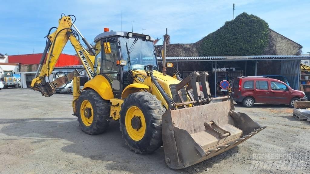 New Holland B 115 لوادر ذات جرافات عكسية