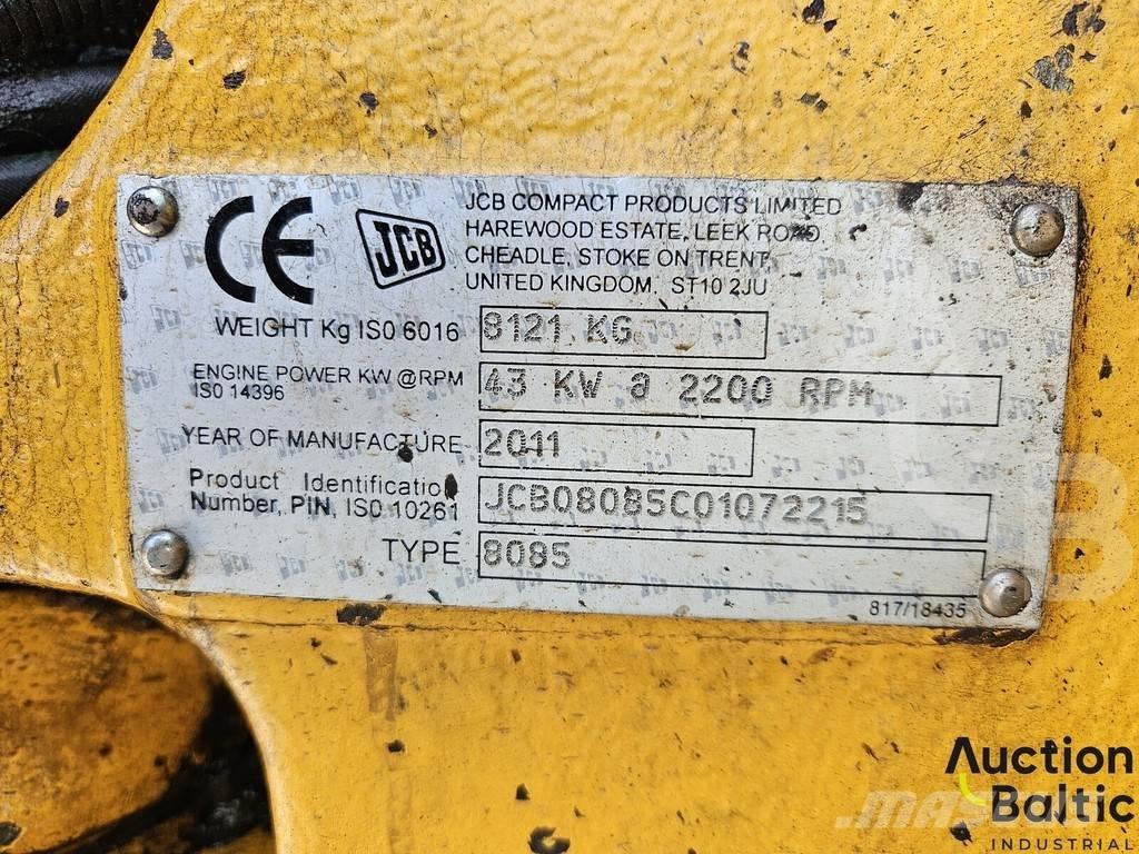JCB 8085 حفارات وسط 7 طن - 12 طن
