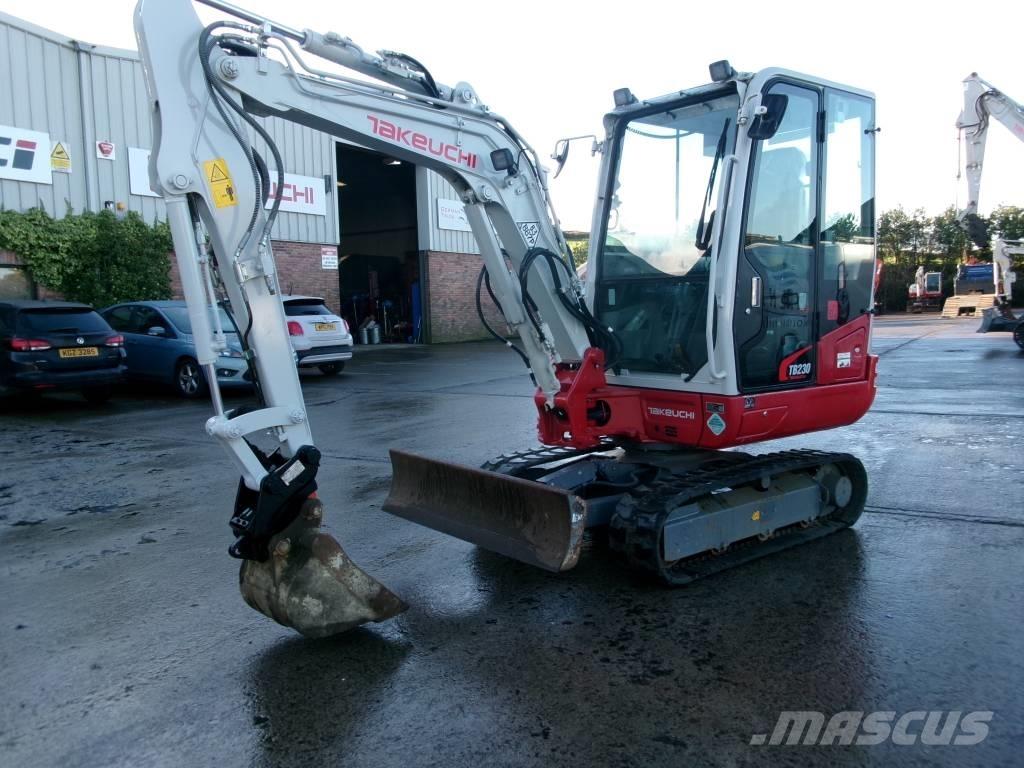 Takeuchi TB 230 حفارات صغيرة أقل من 7 طن (حفارات صغيرة)