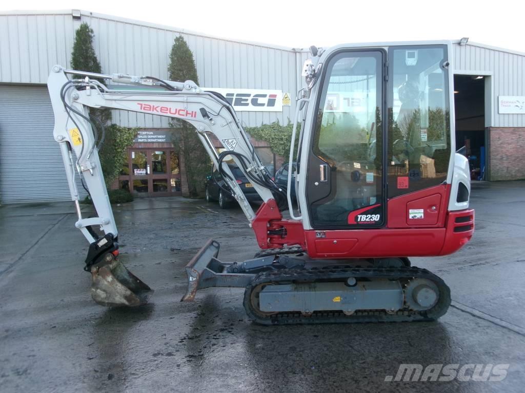 Takeuchi TB 230 حفارات صغيرة أقل من 7 طن (حفارات صغيرة)