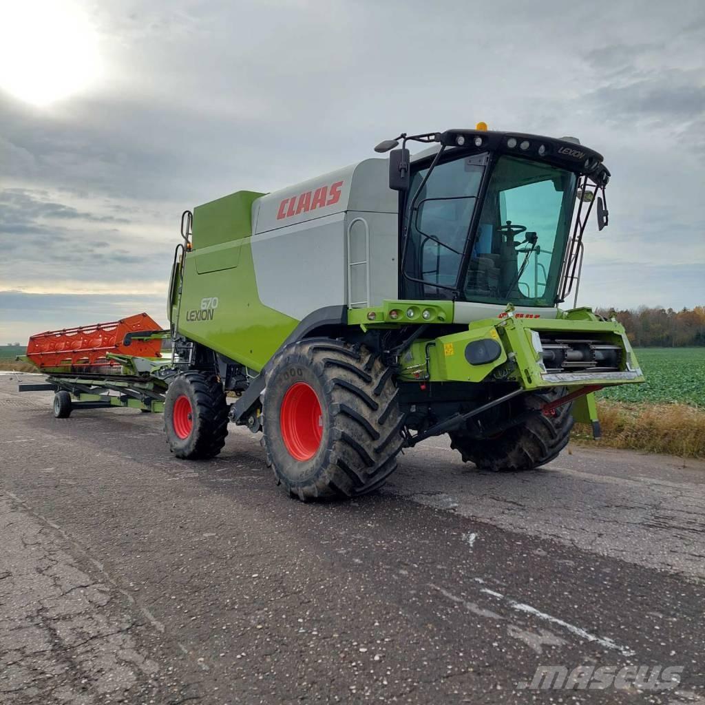CLAAS Lexion 670 حصادات