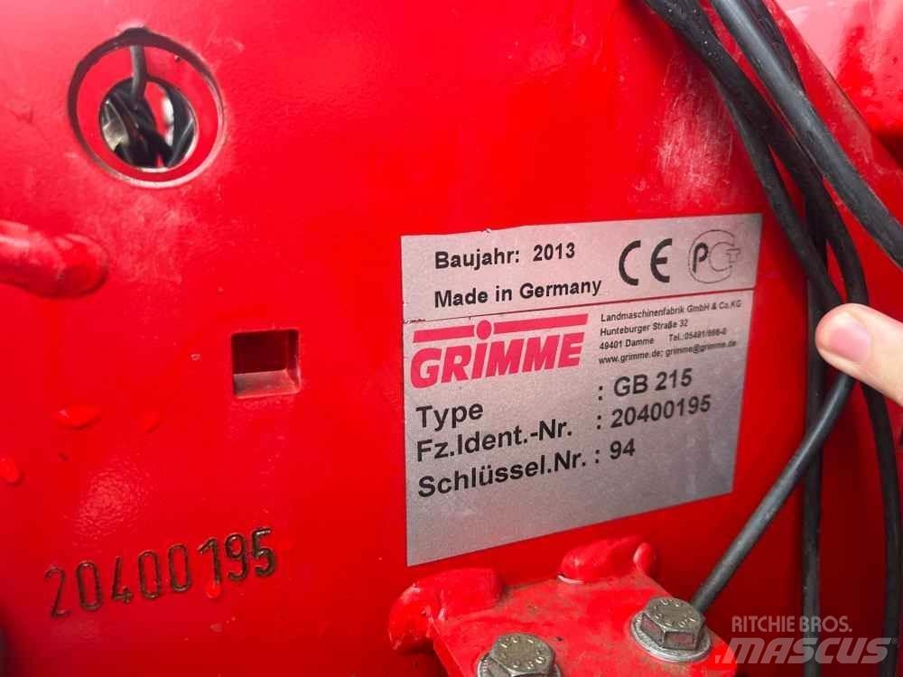Grimme GB 215 معدات زراعة البطاطس