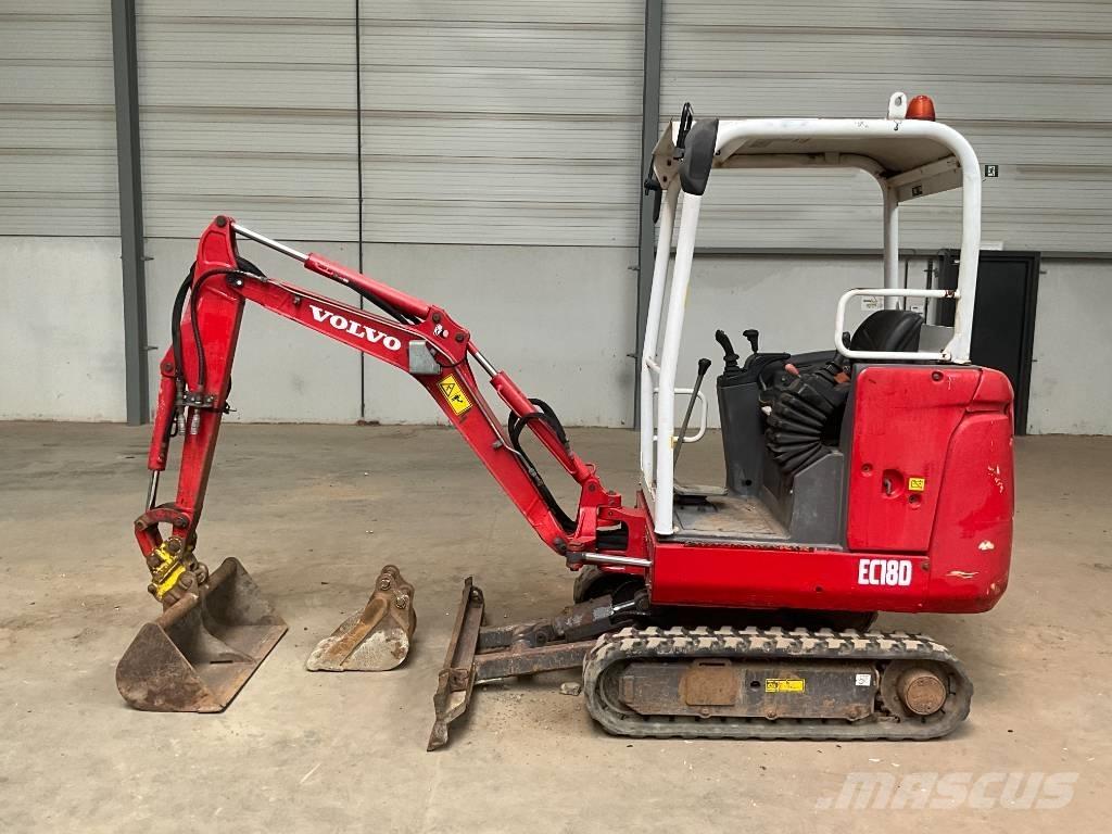 Volvo EC 18 D حفارات صغيرة أقل من 7 طن (حفارات صغيرة)