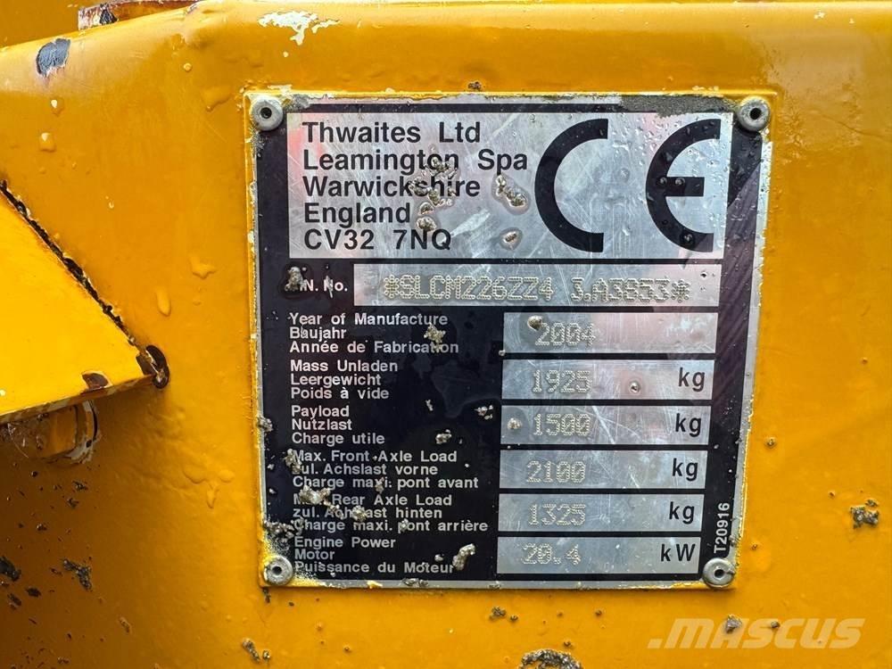Thwaites 1T HT ST عربات نقل قلابة للمواقع