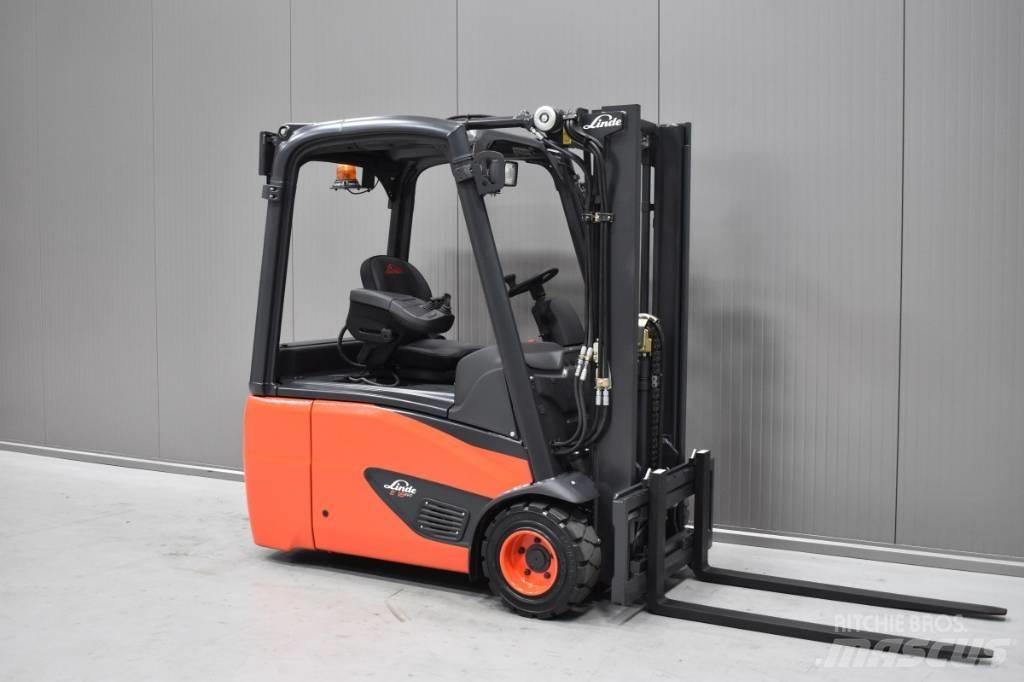 Linde E 18 - 02 شاحنات ذات رافعات شوكية تعمل بالكهرباء