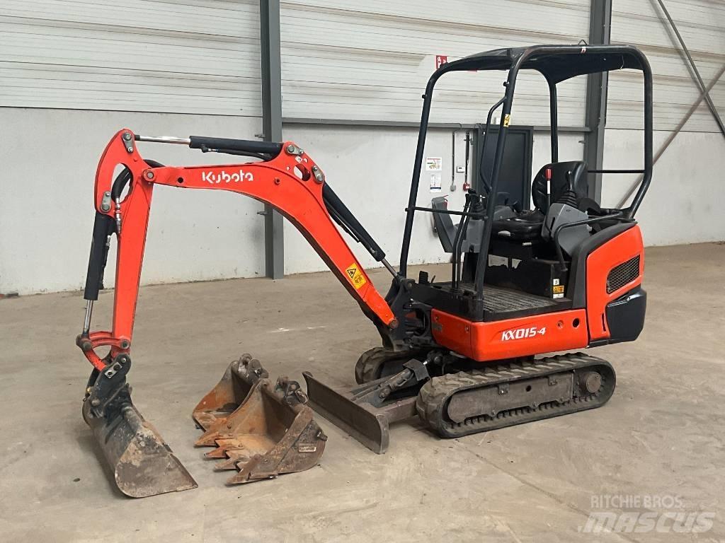 Kubota KX 015-4 حفارات صغيرة أقل من 7 طن (حفارات صغيرة)