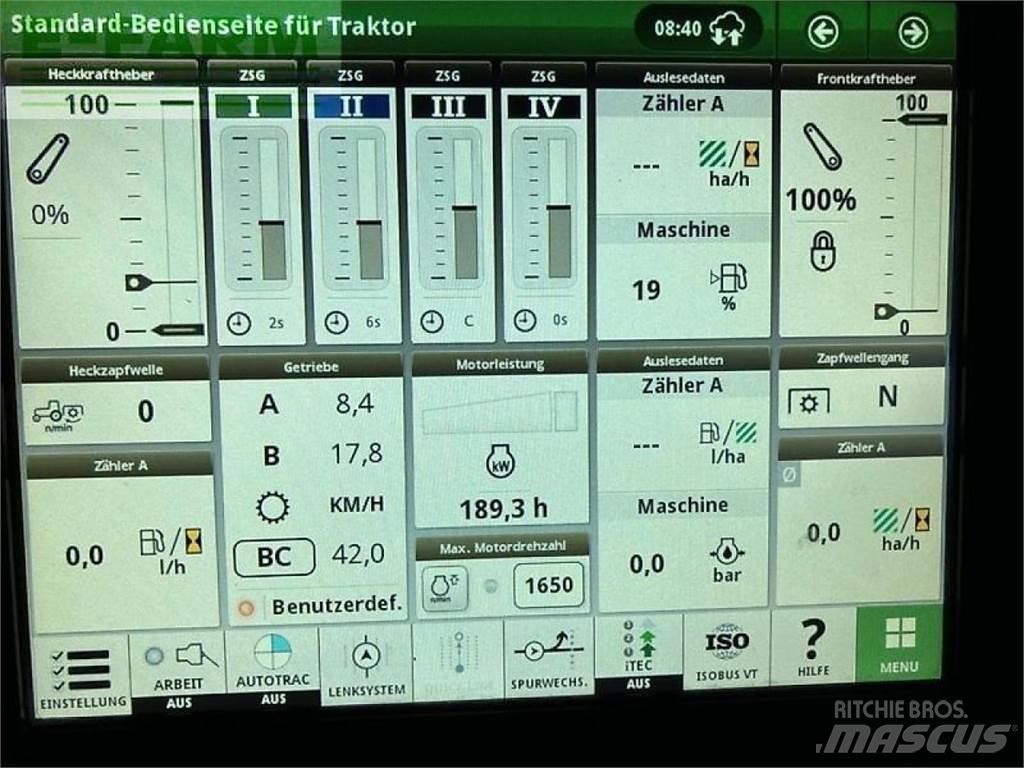 John Deere 6r 215 الجرارات