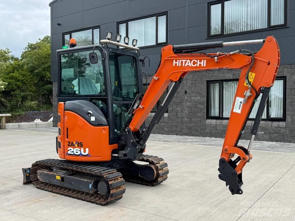 Hitachi ZX 26 U-6CLR حفارات صغيرة أقل من 7 طن (حفارات صغيرة)