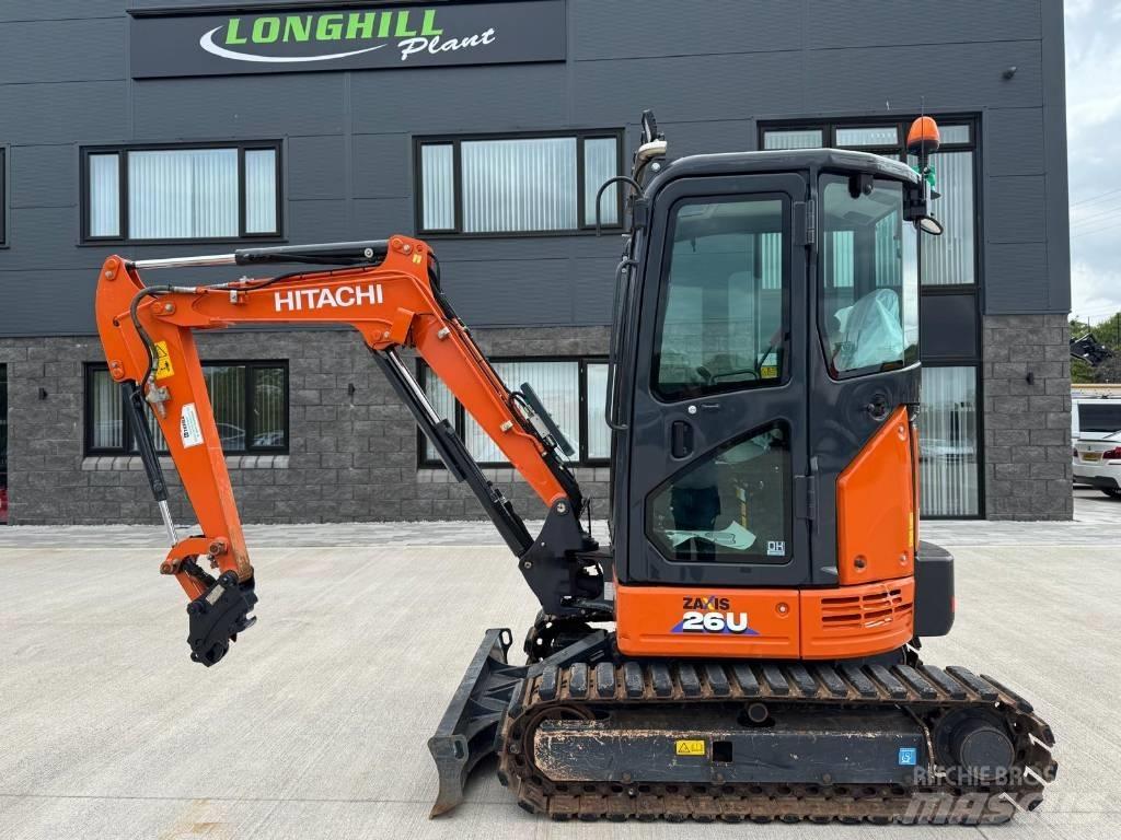 Hitachi ZX 26 U-6CLR حفارات صغيرة أقل من 7 طن (حفارات صغيرة)