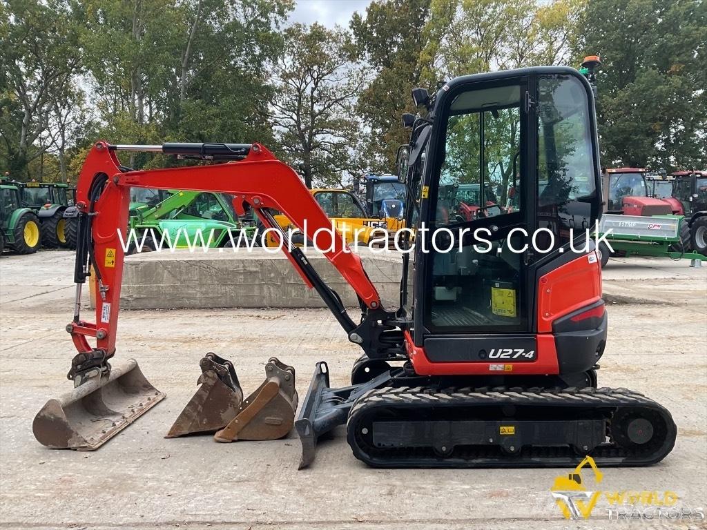 Kubota U 27-4 حفارات صغيرة أقل من 7 طن (حفارات صغيرة)