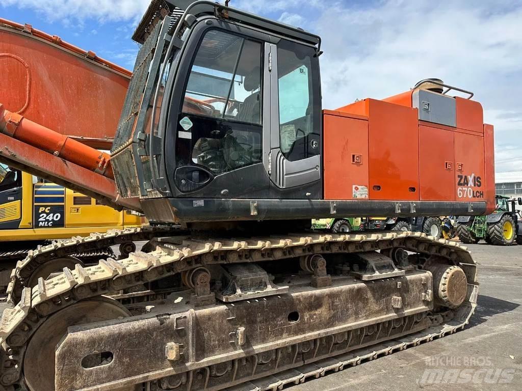 Hitachi ZX670CH-3 حفارات زحافة