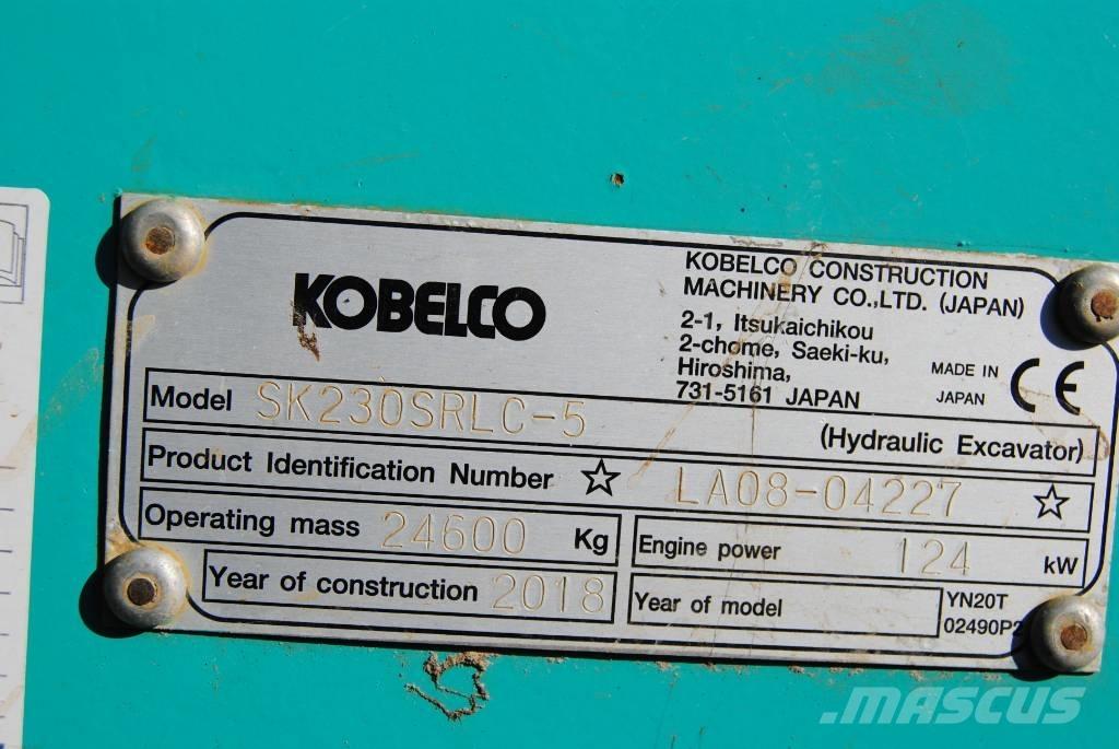 Kobelco SK230SRLC-5 حفارات زحافة