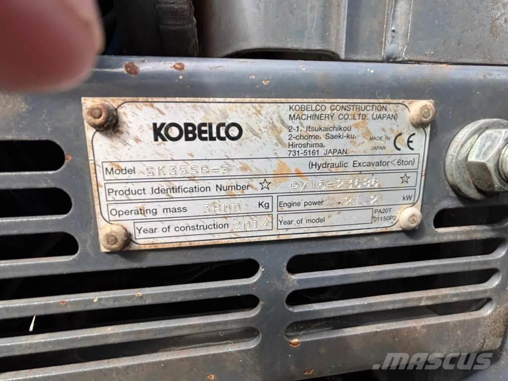 Kobelco SK35SR-5 حفارات صغيرة أقل من 7 طن (حفارات صغيرة)
