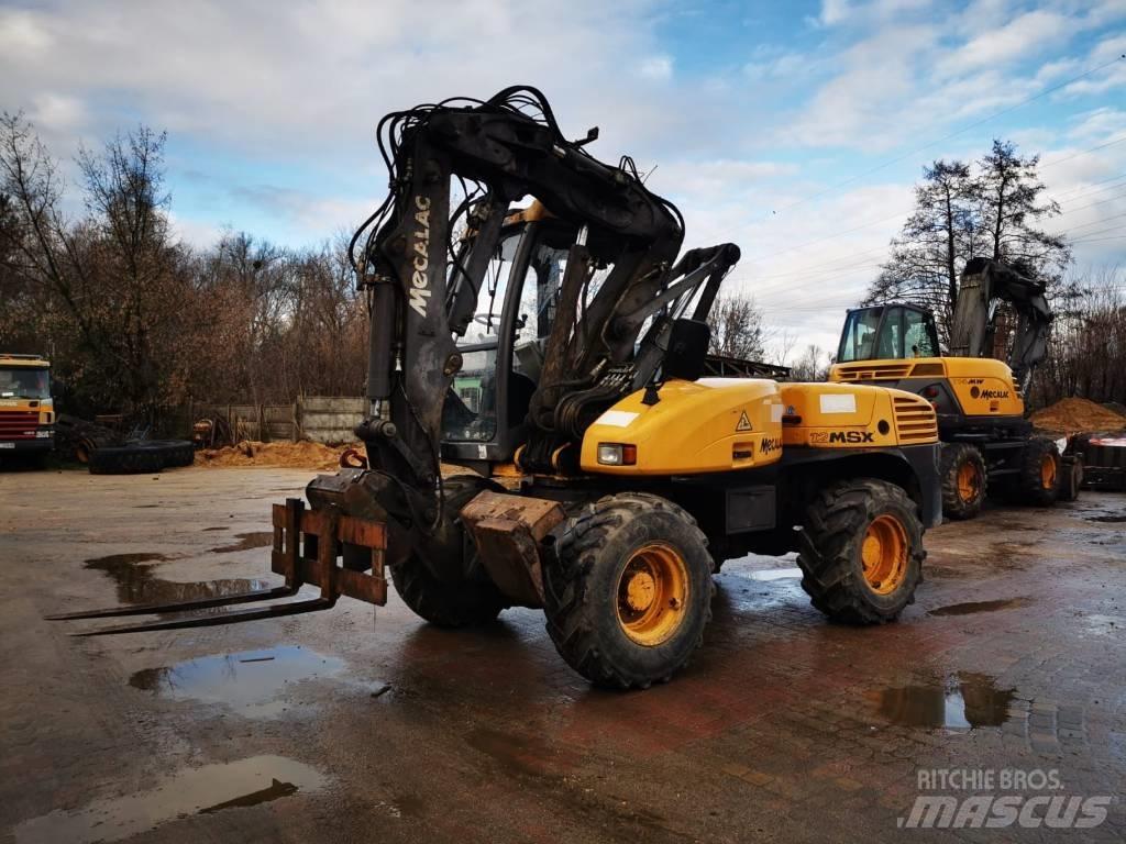 Mecalac 12 M SX حفارات بعجل