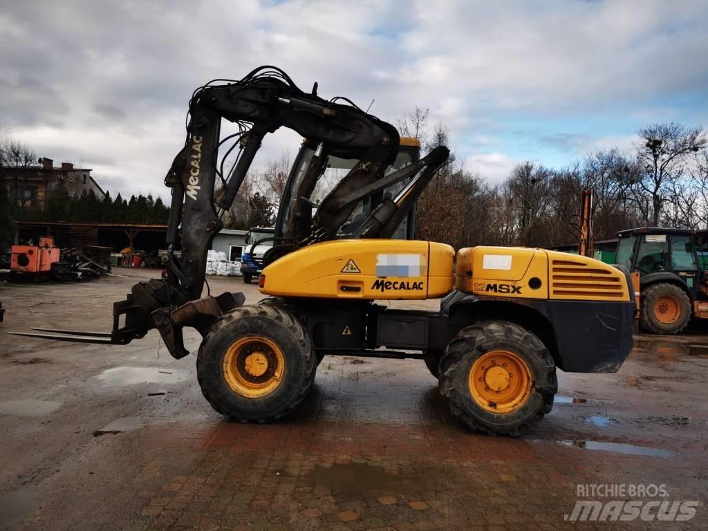 Mecalac 12 M SX حفارات بعجل