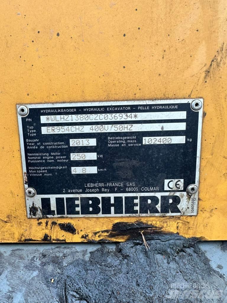 Liebherr ER 954C مناولات المخلفات / مناولات صناعية