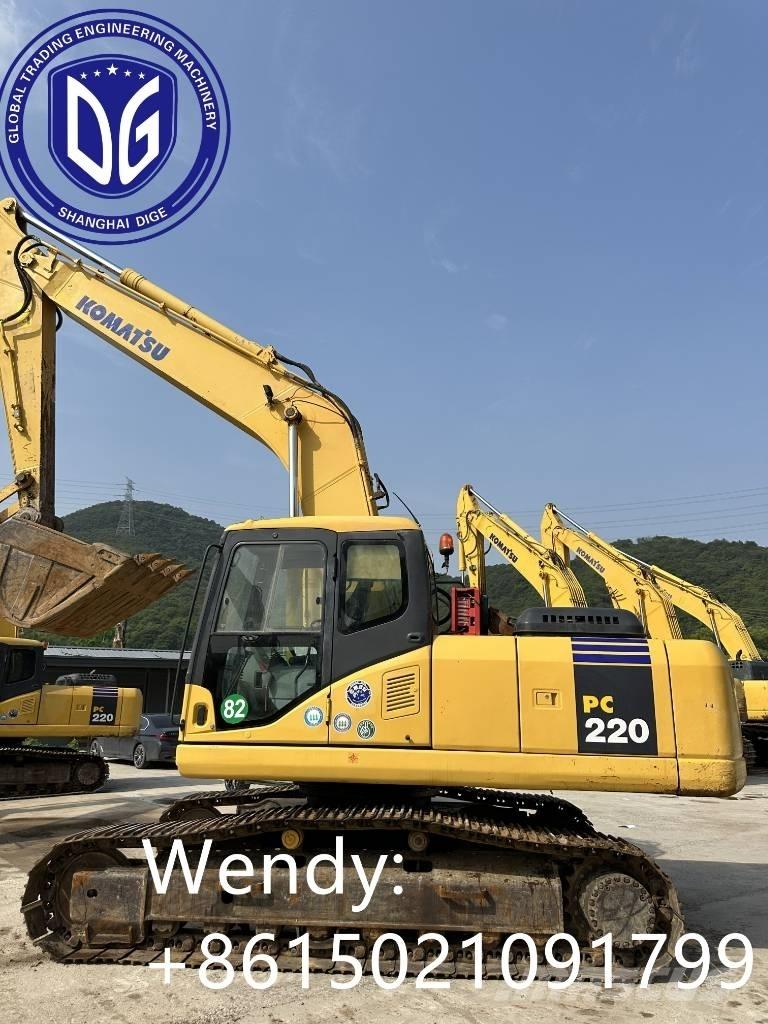 Komatsu PC 220-7 حفارات زحافة