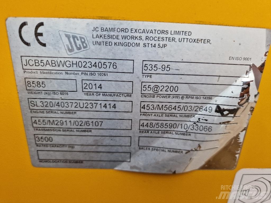 JCB 2014 JCB 535-95 مناولات متداخلة