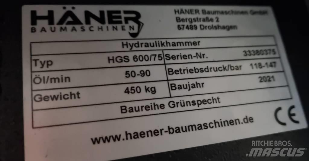 Häner HGS 600/75 مطارق / كسارات