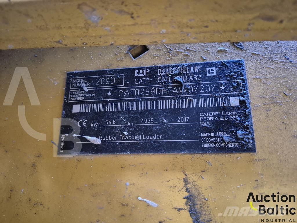 CAT 289 D لوادر زحافة
