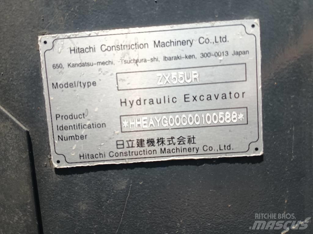 Hitachi 55 حفارات صغيرة أقل من 7 طن (حفارات صغيرة)
