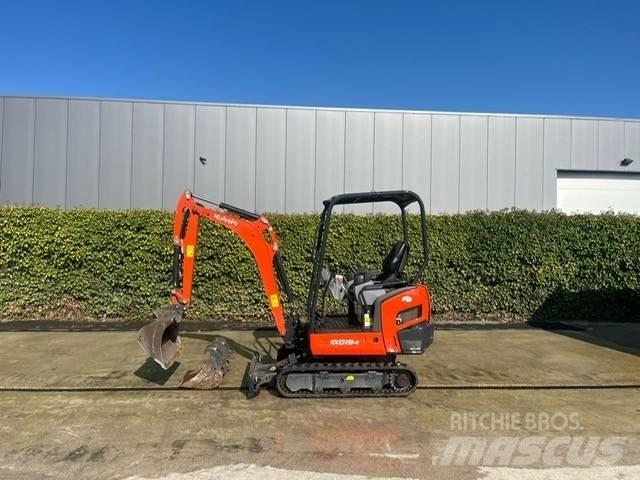 Kubota KX 019-4 حفارات صغيرة أقل من 7 طن (حفارات صغيرة)